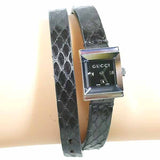  Shop Authentic Gucci G-Frame Black Dial Black Leather Strap Watch For Women - YA128526 - Luxxuri
