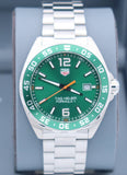  Shop Authentic Tag Heuer Formula 1 Limited Edition Green Dial Silver Steel Strap Watch for Men - WAZ1017.BA0842 - Luxxuri