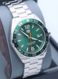  Shop Authentic Tag Heuer Formula 1 Limited Edition Green Dial Silver Steel Strap Watch for Men - WAZ1017.BA0842 - Luxxuri