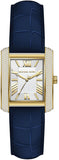  Shop Authentic Michael Kors Emery Quartz Diamond Silver Dial Blue Leather Strap Watch For Women - MK2982 - Luxxuri
