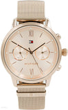 Shop Authentic Tommy Hilfiger Blake Quartz Gold Dial Gold Mesh Bracelet Watch for Women - 1782303 - Luxxuri