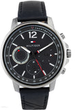  Shop Authentic Tommy Hilfiger London Chronograph Grey Dial Black Leather Strap Watch for Men - 1791533 - Luxxuri
