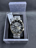  Shop Authentic Seiko 5 Sports GMT US Special Edition Automatic Grey Dial Silver Steel Strap Watch For Men - SSK021K1 - Luxxuri
