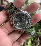  Shop Authentic Guess Sassy Multifunction Quartz Silver Dial Silver Steel Strap Watch For Women - W0705L1 - Luxxuri