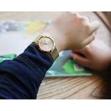  Shop Authentic Calvin Klein Minimal Silver Dial Gold Mesh Bracelet Watch for Women - K3M22526 - Luxxuri