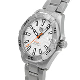  Shop Authentic Tag Heuer Aquaracer Automatic White Dial Silver Steel Strap Watch for Men - WBD2111.BA0928 - Luxxuri