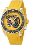  Shop Authentic Gucci Dive Tiger Yellow Dial Yellow Rubber Strap Watch For Men - YA136317 - Luxxuri