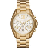  Shop Authentic Michael Kors Bradshaw Chronograph White Dial Gold Steel Strap Watch For Women - MK6266 - Luxxuri