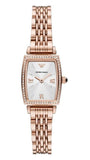  Shop Authentic Emporio Armani Gianni T Bar Quartz Crystals White Dial Rose Gold Steel Strap Watch For Women - AR11406 - Luxxuri