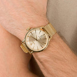  Shop Authentic Maserati Epoca Golden Dial Golden Mesh Bracelet Watch For Men - R8853118003 - Luxxuri