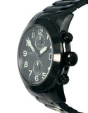  Shop Authentic Marc Jacobs Larry Chronograph Black Dial Black Steel Strap Watch for Men - MBM5052 - Luxxuri