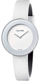  Shop Authentic Calvin Klein Chic White Dial White Leather Strap Watch for Women - K7N23TK2 - Luxxuri