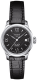  Shop Authentic Tissot Le Locle Automatic Lady Black Dial Black Leather Strap Watch for Women - T41.1.123.57 - Luxxuri