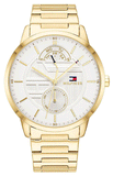  Shop Authentic Tommy Hilfiger Hunter White Dial Gold Steel Strap Watch for Men - 1791609 - Luxxuri