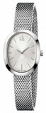  Shop Authentic Calvin Klein Incentive Silver Dial Silver Mesh Bracelet Watch for Women - K3P23126 - Luxxuri