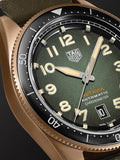  Shop Authentic Tag Heuer Autavia Olive Green Dial Watch for Men - WBE5190.FC8268 - Luxxuri