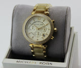  Shop Authentic Michael Kors Parker Gold Dial Gold Steel Strap Watch for Women - MK5632 - Luxxuri