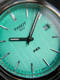  Shop Authentic Tissot PRX Quartz Light Green Dial Silver Steel Strap Watch for Men - T137.410.11.091.01 - Luxxuri