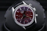  Shop Authentic Tag Heuer Carrera Automatic Chronograph Red Dial Black Leather Strap Watch for Men - CBK221G.FC6479 - Luxxuri