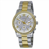  Shop Authentic Guess Mini Spectrum Analog Silver Dial Two Tone Steel Strap Watch For Women - W0122L2 - Luxxuri