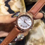  Shop Authentic Guess Park Avenue Blue Dial Brown Leather Strap Watch for Women - W0838L2 - Luxxuri