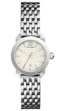 Tory Burch Whitney Ivory White Dial Silver Steel Strap Watch for Women - TBW8001