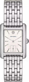 Tory Burch Eleanor White Dial Silver Steel Strap Watch for Women - TBW1069