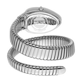 Just Cavalli Serpente Metallica Blue Dial Silver Steel Strap Watch for Women - JC1L223M0015