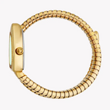 Just Cavalli Lady Snake Green Dial Gold Steel Strap Watch for Women - JC1L249M0035