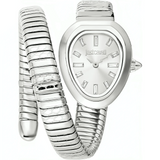 Just Cavalli Aversa Silver Dial Silver Steel Strap Watch for Women - JC1L222M0015