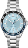 Hugo Boss Runner 3H Light Blue Dial Silver Steel Strap Watch for Men - 1514207