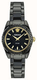  Shop Authentic Versace DV One Mini Black Dial Black Steel Strap Watch for Women - VE9F00124 - Luxxuri