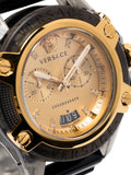  Shop Authentic Versace Icon Active Chrono Gold Dial Black Silicone Strap Unisex Watch - VEZ701623 - Luxxuri