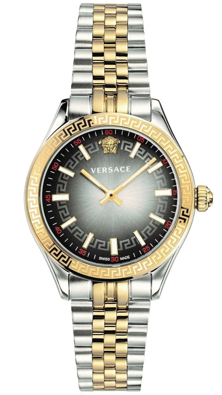  Shop Authentic Versace Hellenyium Grey Dial Two Tone Steel Strap Watch for Women - VEHU00520 - Luxxuri