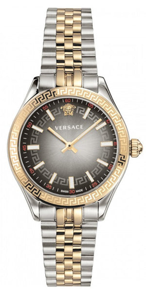  Shop Authentic Versace Hellenyium Grey Dial Two Tone Steel Strap Watch for Women - VEHU00520 - Luxxuri