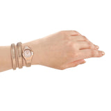 Just Cavalli Lunara Rose Gold Dial Rose Gold Steel Strap Watch for Women - JC1L397M0055