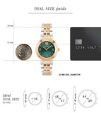  Shop Authentic Versace Daphnis Analog Green Dial Two Tone Steel Strap Watch for Women - VEOCA0224 - Luxxuri