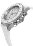 Tissot Seastar 1000 Chronograph Grey Dial White Rubber Strap Watch for Men - T120.217.17.011.00
