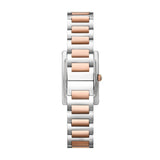 Emporio Armani Genni Mother of Pearl Dial Two Tone Steel Strap Watch for Women - AR11626