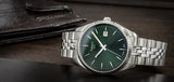 Tissot Ballade Quartz Green Dial Silver Steel Strap Watch for Men - T156.410.11.091.00