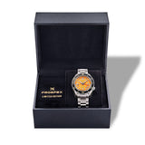 Seiko Prospex The Night of Siam Limited Edition Yellow Dial Silver Steel Strap Watch for Men - SPB487J1