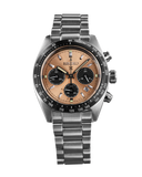 Seiko Solar Prospex Diver Speedtimer Chronograph Limited Edition Brown Dial Silver Steel Strap Watch for Men - SSC951