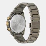  Shop Authentic Versace Greca Dome Chronograph Black Dial Grey Steel Strap Watch for Men - VE6K00623 - Luxxuri