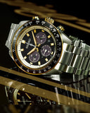  Shop Authentic Seiko Prospex Speedtimer Solar Chronograph Black Dial Silver Steel Strap Watch for Men - SSC941 - Luxxuri