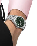 Tissot Ballade Quartz Green Dial Silver Steel Strap Watch for Men - T156.410.11.091.00