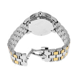 Tory Burch The Tory Chronograph White Dial Two Tone Steel Strap Watch for Women - TBW1052