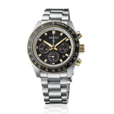  Shop Authentic Seiko Prospex Speedtimer Solar Chronograph Black Dial Silver Steel Strap Watch for Men - SSC941 - Luxxuri