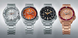 Seiko 5 Sports 55th Anniversary Limited Edition Rose Gold Dial Rose Gold Steel Strap Watch for Men - SRPK08K1