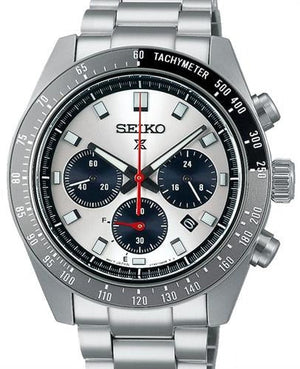  Shop Authentic Seiko Prospex Speedtimer Solar Chronograph Silver Dial Silver Steel Strap Watch for Men - SSC911 - Luxxuri