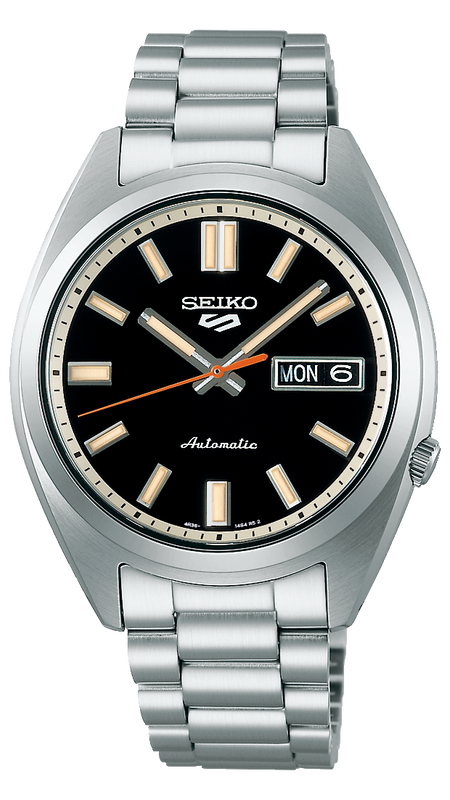  Shop Authentic Seiko 5 Sports SNXS Series Automatic Black Dial Silver Steel Strap Watch for Men - SRPK89K1 - Luxxuri